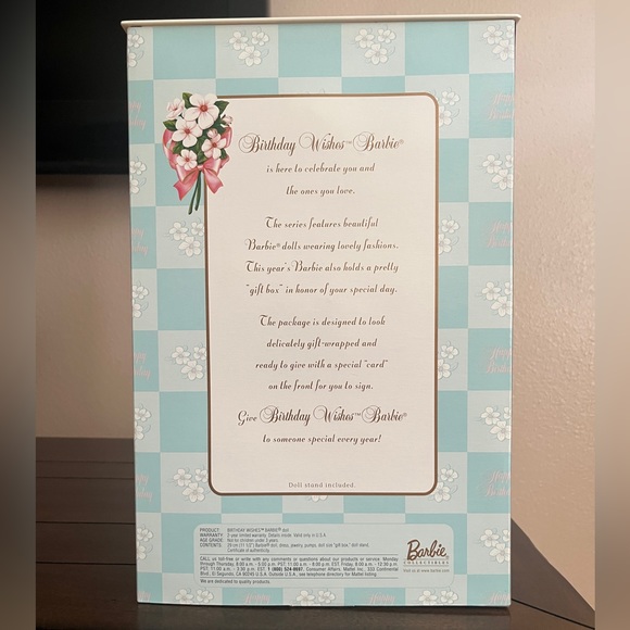 NWT - Birthday Wishes Barbie 2000 by Mattel – Vintage - Picture 2 of 8